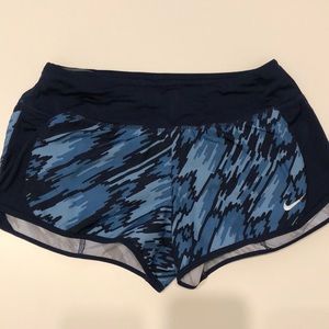 NIKE Dri Fit Blue Running Shorts